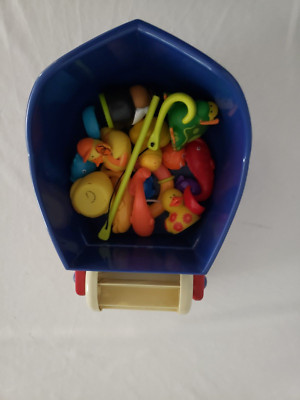 Fish & Splish Bath Tub Toy Play Set PADDLEBOAT PADDLE BOAT BATHTUB