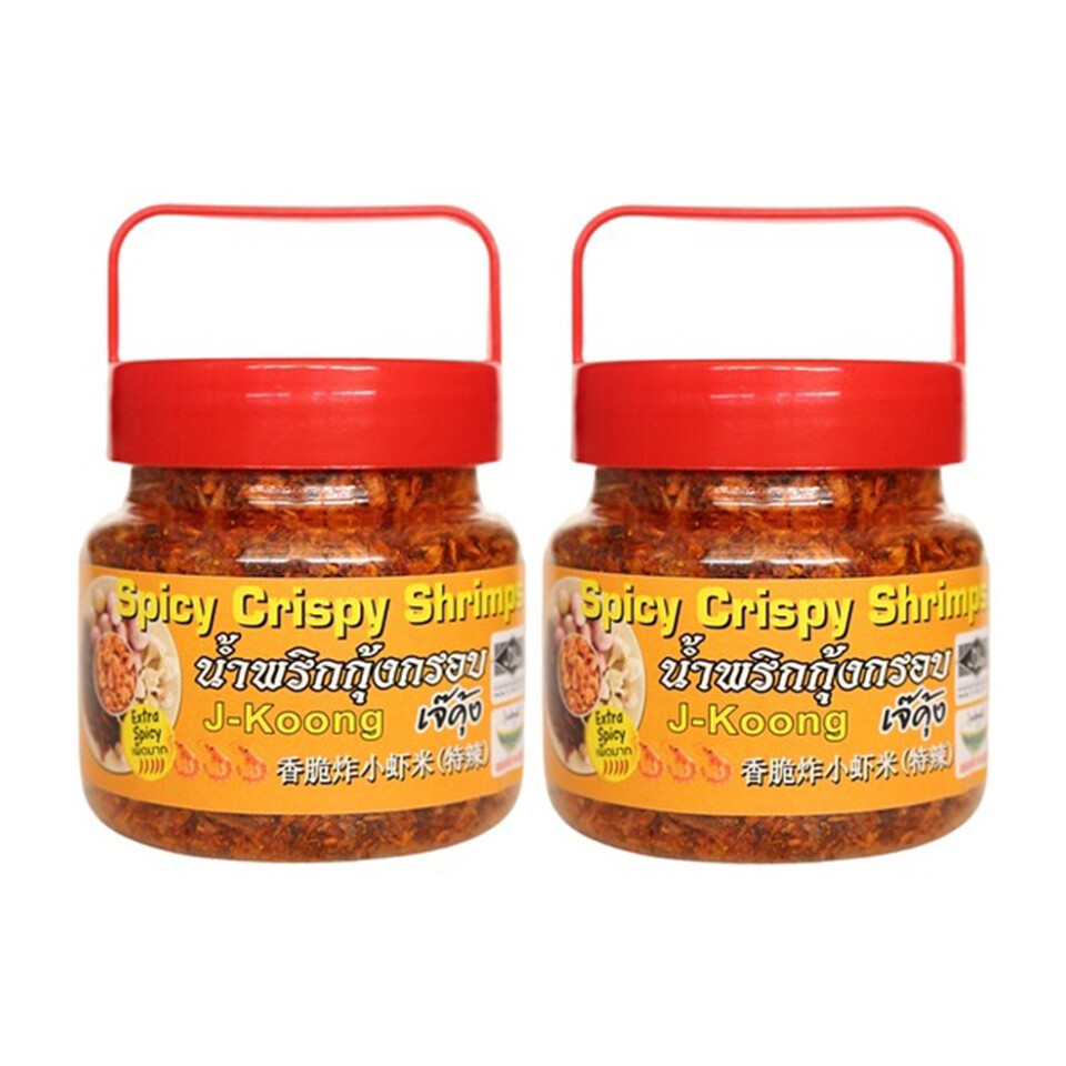 2x Spicy Crispy Shrimps Extra Spicy Thai Namprik J-Koong Chili