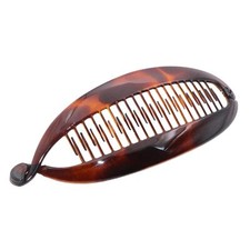 Parcelona French Narrow Extra Large 6 1/2" Shell Cellulose Banana Hair Clip