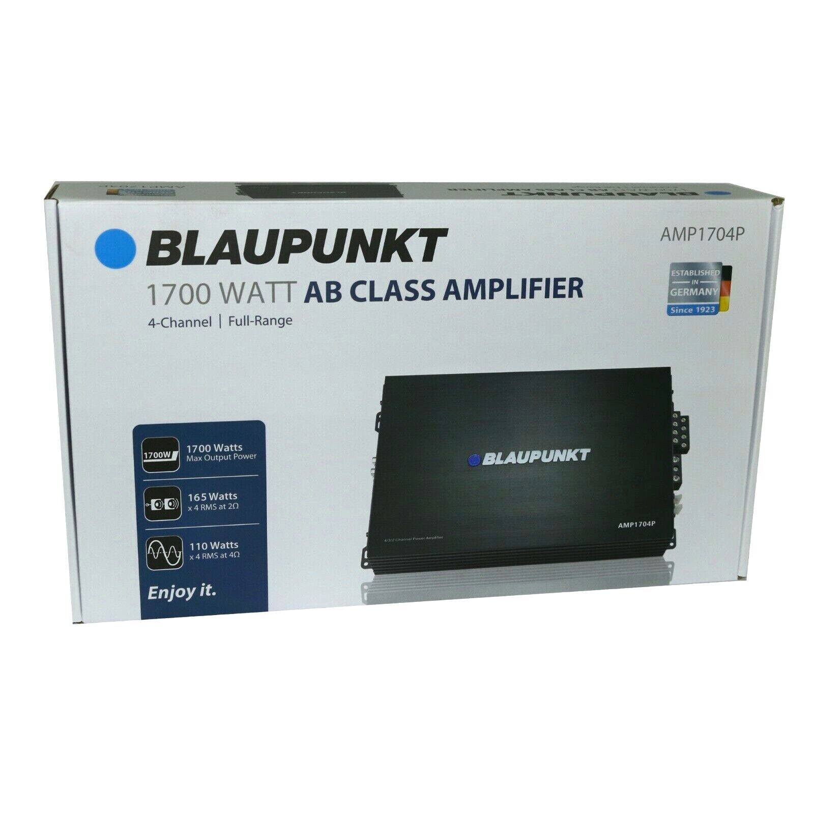 Blaupunkt AMP1704P 1700 Watts AB Class Full Range-Full 4-Channel ...