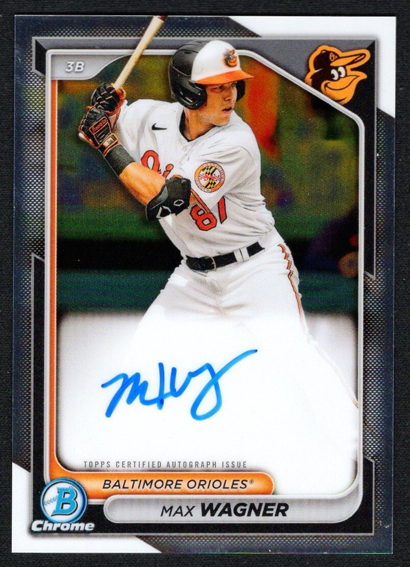 2024 Bowman Chrome #CPA-MW Max Wagner Auto