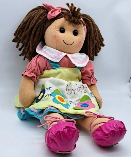 BAMBOLA MY DOLL-COTONE/LANA-ALTEZZA 43 CM-NUOVA CON ETICHETTE-SPRING-COLLEZIONE - Photo 4/8