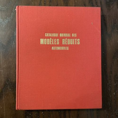 Catalogue Mondital des Modeles Reduits Automobiles Model Toy Car Book 1967 - Afbeelding 1 van 8