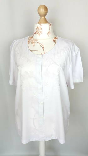 Tunique CB 2008 Col Strass Marron Femme Taille XXL (FR50/US18/UK22/EUR48)