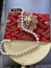 BEAUTIFUL Natural SOUTH SEA Pearls 16 inch necklace Receipt from Shanghai