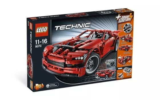 overdraw Begrænset bekvemmelighed LEGO 8070 Technic Supercar - Brand New Factory Sealed Retired | eBay