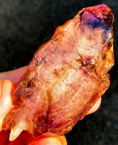 96,0g Diamant! Super Seven Skeletthaar Amethyst Quarz Kristall Simbabwe ie3377 - Bild 12 von 17