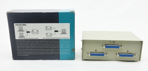 2 Wege Manuelle Daten Switch Box 25 Pin Computer Daten AB Parallel Ports - Bild 8 von 11