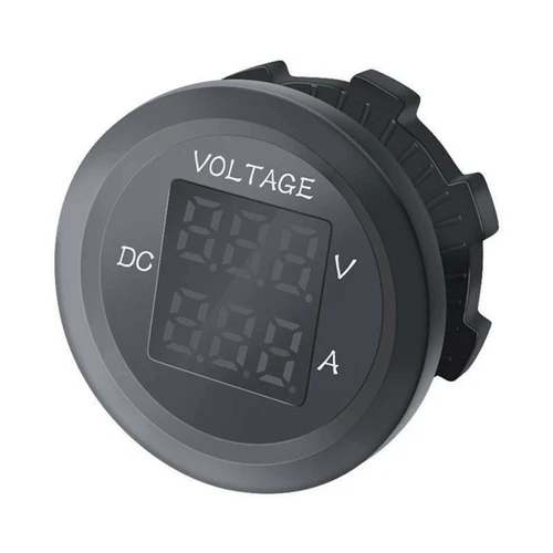 Rund Panel Spannung Amperemeter Amp Volt Meter Monitor Gauge Tester für Marine Boot - Bild 7 von 12