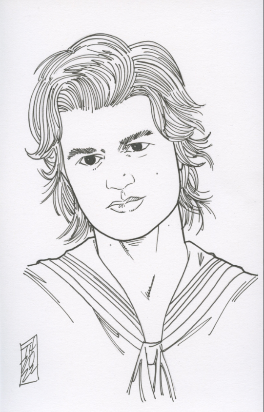 TOM HODGES Signed 1 of 1 Stranger Things-STEVE HARRINGTON-(5.5 X