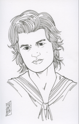 TOM HODGES Signed 1 of 1 Stranger Things-STEVE HARRINGTON