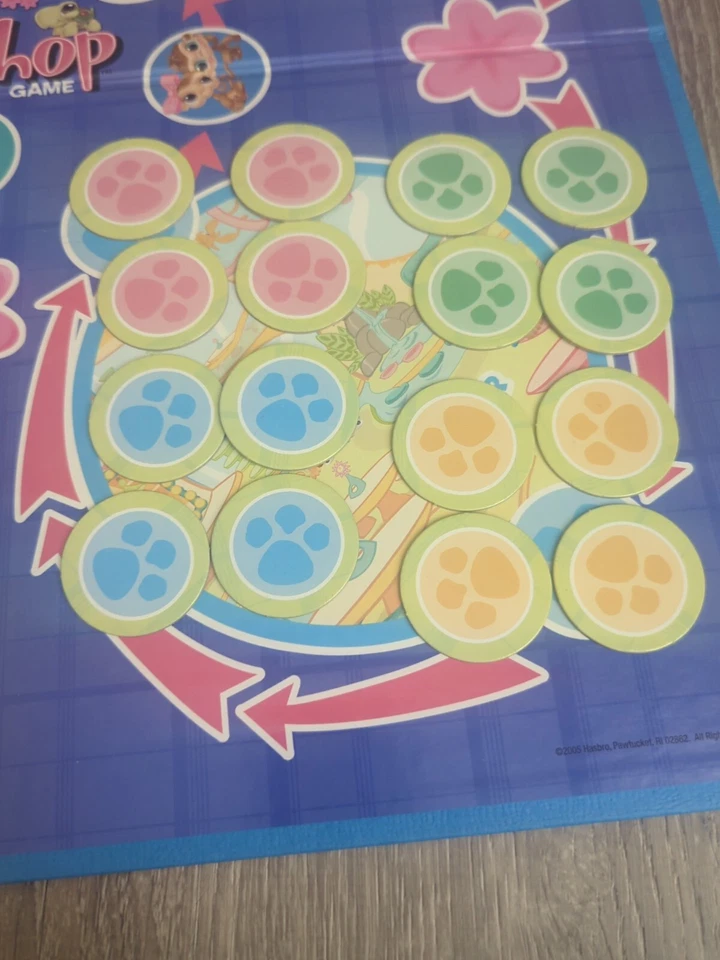 Piezas de repuesto para juegos Littlest Pet Shop - Spinner con 16 fichas y tablero Foto 3 de 3