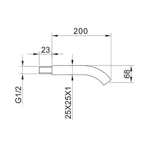 Bathroom Bathtub Component Taps Shower Mixer Faucet Tub Extra Long Spout Filler - Picture 2 of 7