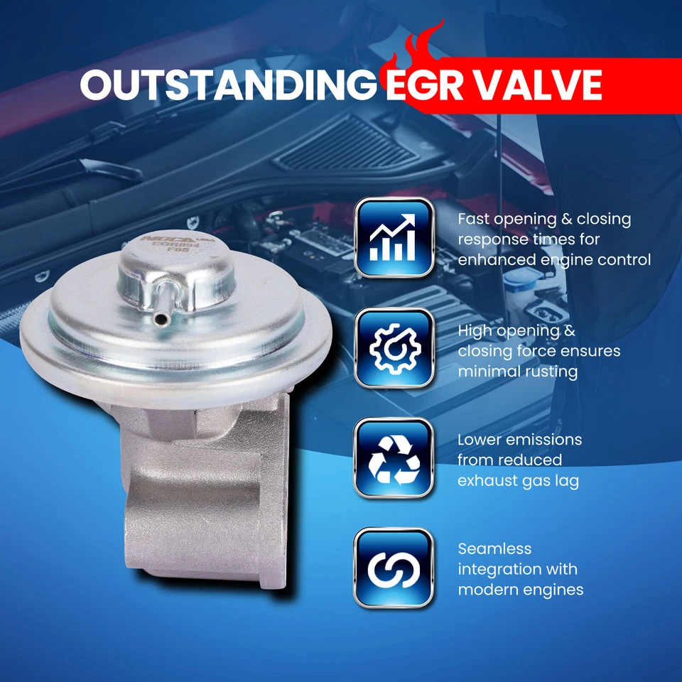 EGR Valve for Chrysler Sebring Dodge Stratus Mitsubishi Montero Diamante Galant - Изображение 3 из 4