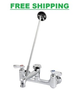 Regency Wall Mount Mop Sink Faucet Vacuum Breaker Commercial Floor