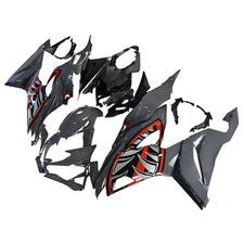 Gray Shark Bodywork for Kawasaki ZX6R ZX-6R 2019 - 2023 ABS Plastics Fairings