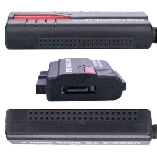 USB 3.0 to 2.5” 3.5” 5.25” IDE SATA Hard Drive HDD Converter Docking L9H8 R W6W9 - Picture 3 of 8