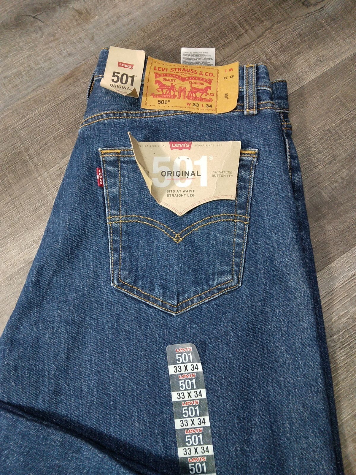 levis 501 33 x 34