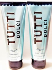 Crema Corporal Bath Body Works Tutti Dolci BLANCO MOCA KISS, 8 OZ., NUEVA X 2