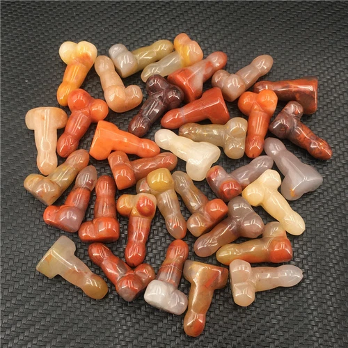 Wholesale Natural mix mini Penis Carved quartz Crystal Massager Wand Healing - Picture 293 of 296