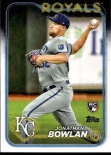 2024 Topps #399 Jonathan Bowlan NM-MT RC Rookie Royals