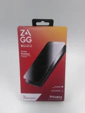 ZAGG InvisibleShield Glass Elite Privacy iPhone 15 Pro Screen Protector OPEN BOX