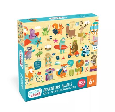 Chuckle & Roar - Adventure Awaits Puzzle - Engaging and Educational Puzzles f...