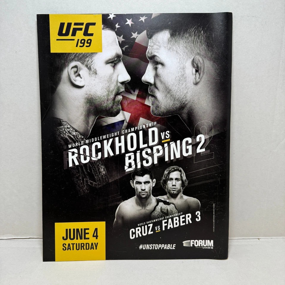 OFFICIAL PROGRAM UFC FN ALMEIDA GARBRANDT STEPHENS STERLING FELDER MASVIDAL - Image 2 of 2