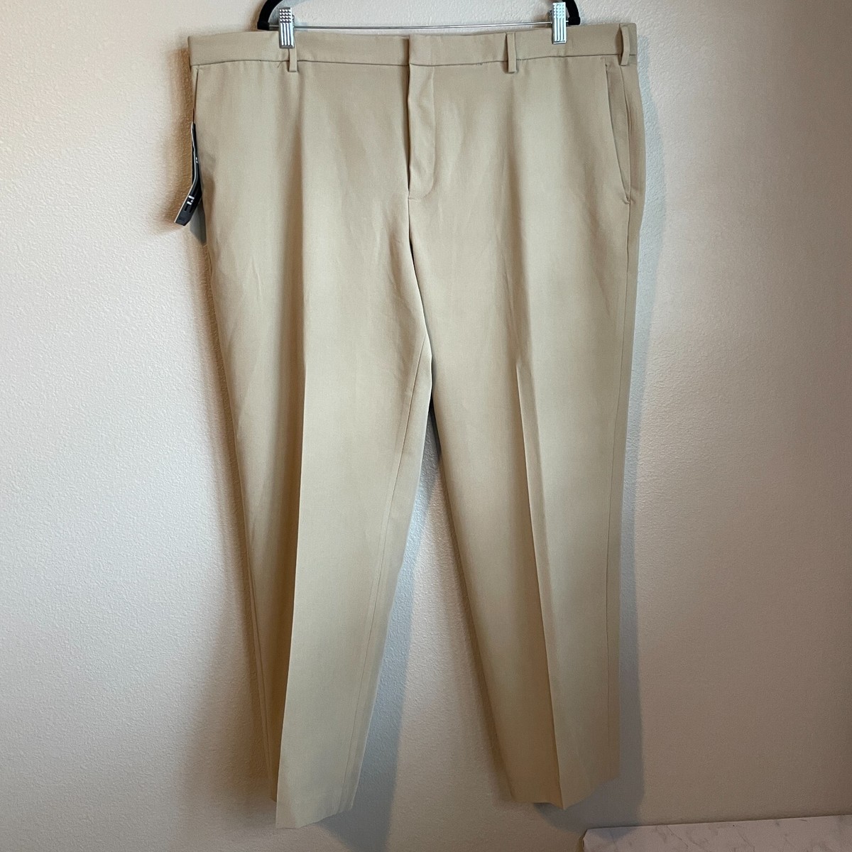 comfortable dress pants Men Comfortable Loose Straight Leg Business Casual Dress Pants – Sodalemons main image 1