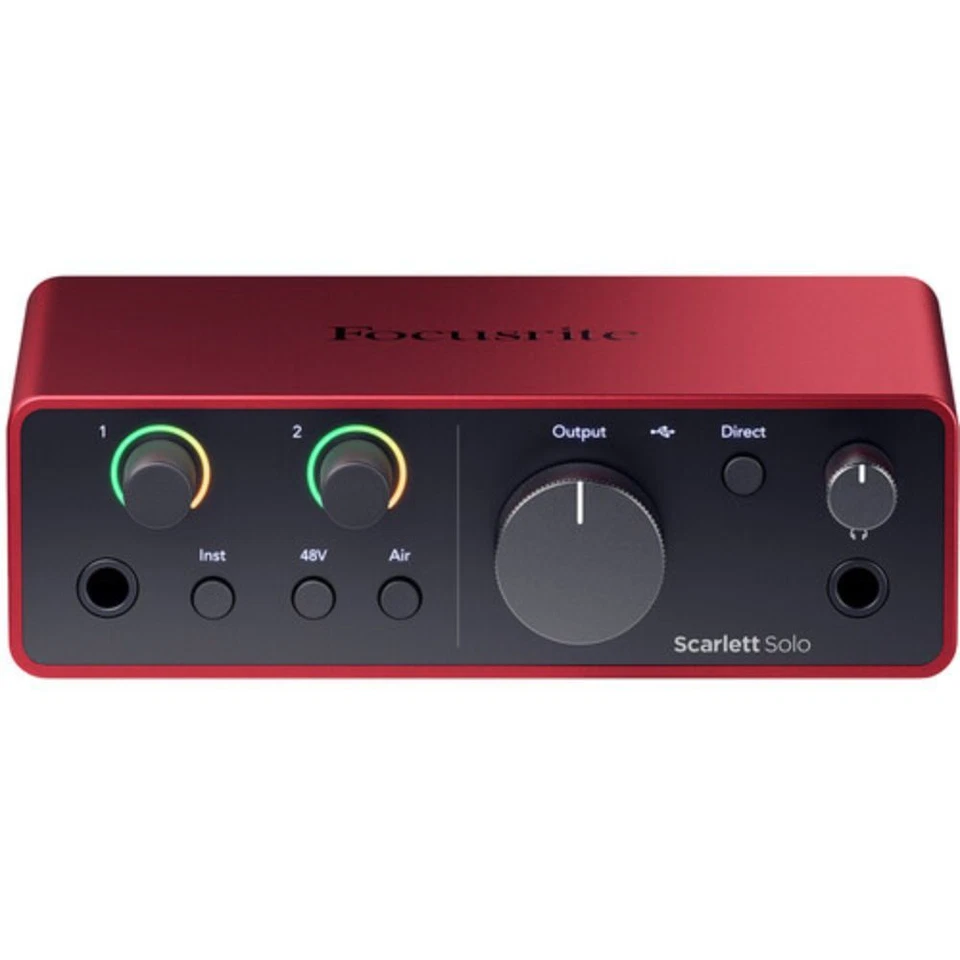 Focusrite Scarlett Solo USB-C Audio Interface (4th Generation) - Image 2 of 4