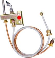 Water Heater Pilot Assembely for Tubing LP Propane Gas, Includes Pilot Thermocou