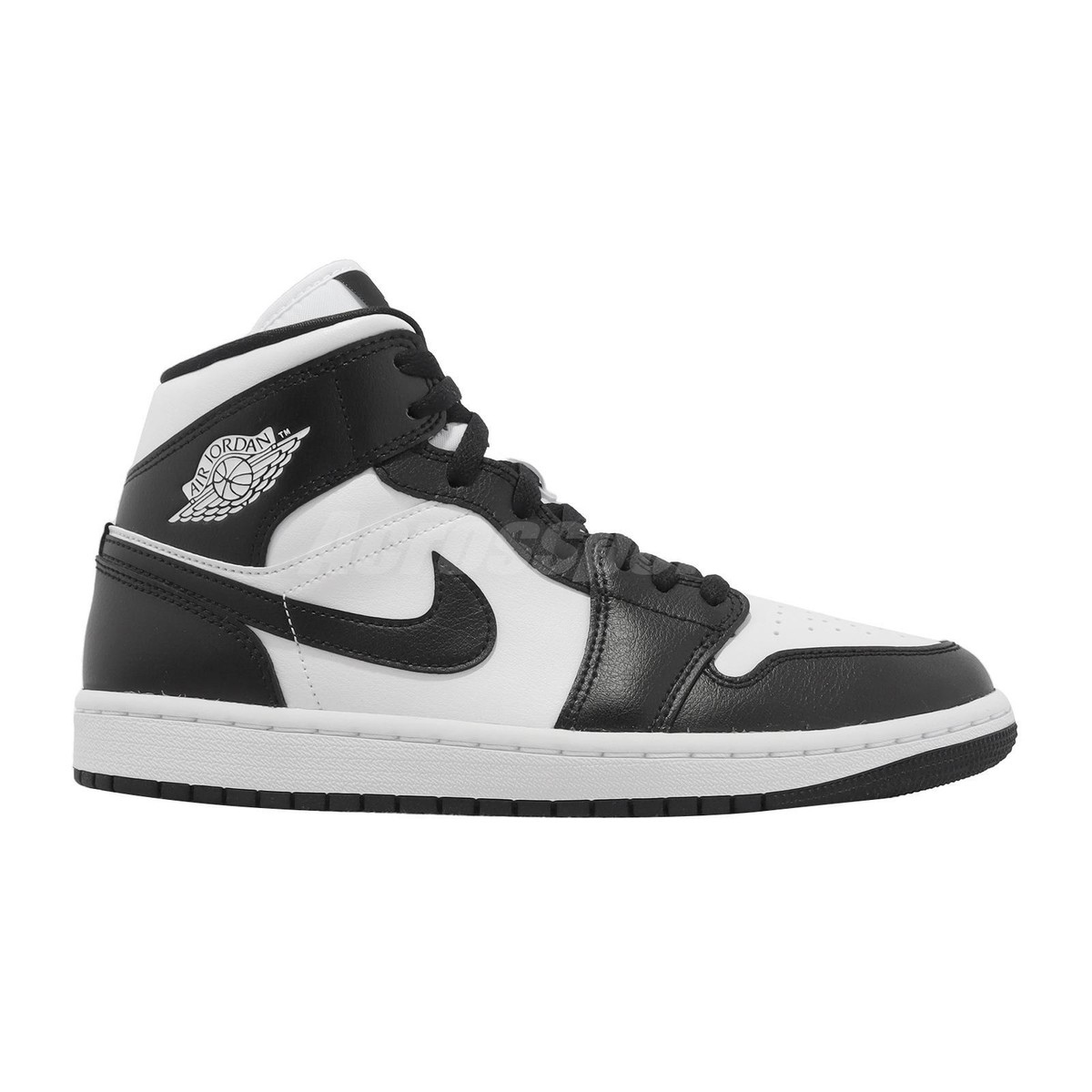 Nike Wmns Air Jordan 1 Mid AJ1 Panda White Black Women Unisex