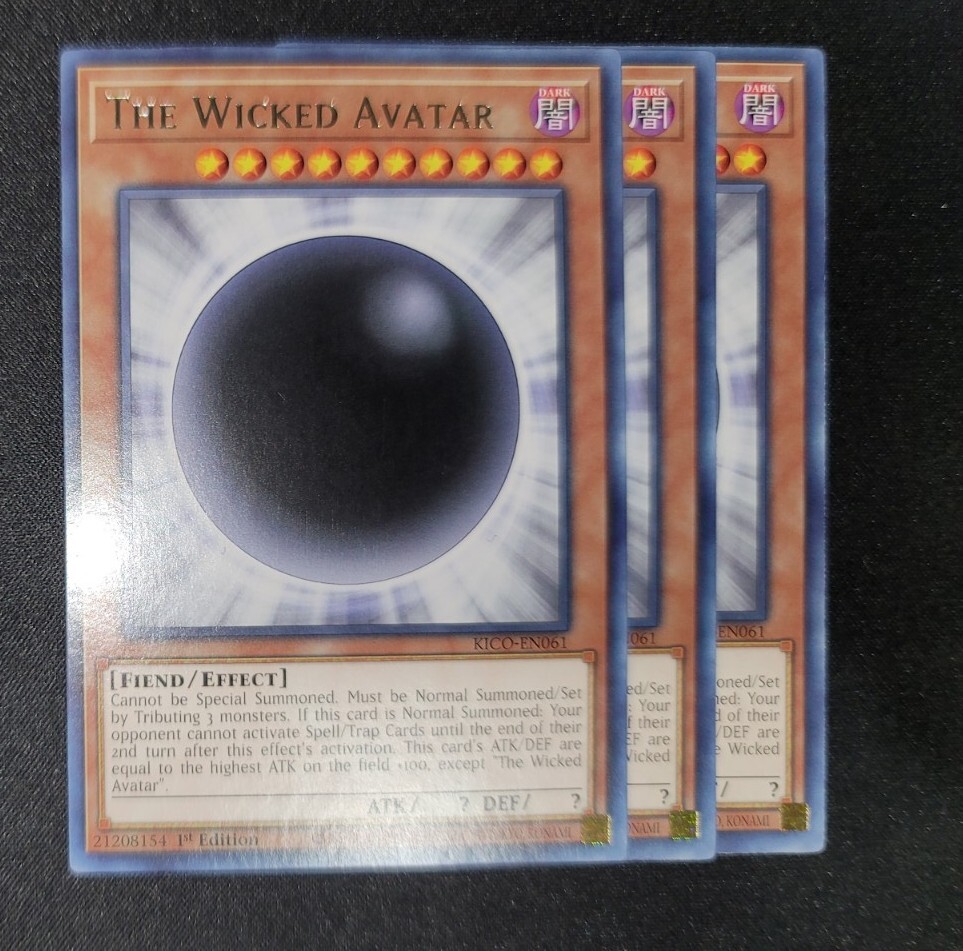the wicked avatar yugioh card CT07-EN023 Limition Edition Super Rare NM The Wicked Avatar Secret Rare