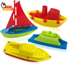 ArtCreativity Toy Boat Bath Toys for Kids  Toddlers, Set of 4, Kids Pool Toys f