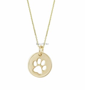 my dog paw print necklace