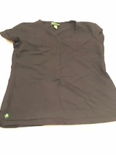 Crocs Black Scrub Top Size Small