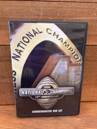 1990 National Champions Commemorative DVD CU Buffs Colorado University Buffaloes