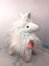 VGUC-10” PIER 1 Imports “Llamacorn” Plush Furry Animal~ Llama & Unicorn