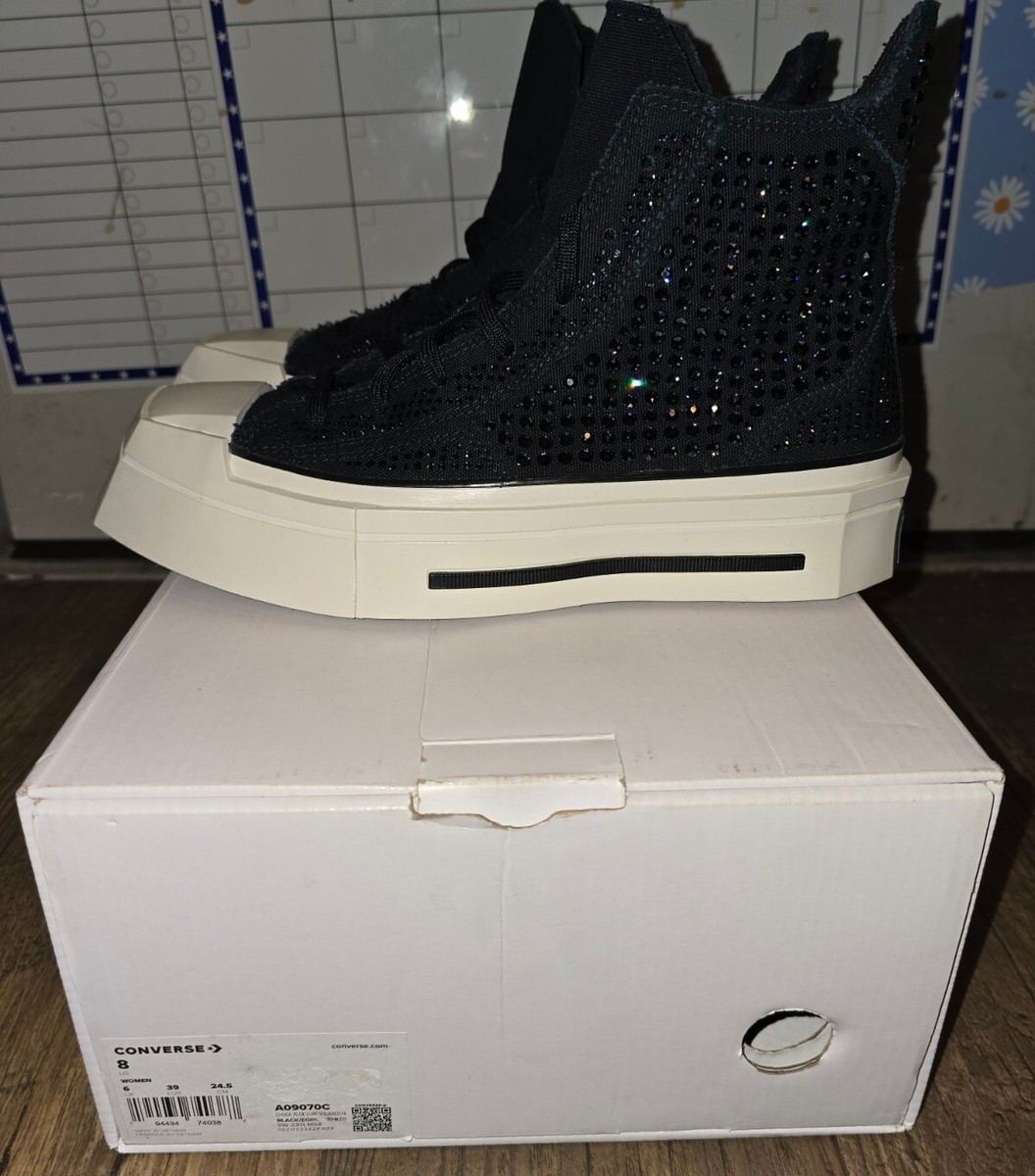 Converse Swarovski x Chuck 70 De Luxe Squared High Crystals