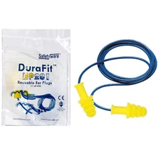 1 Pair Reusable Corded Ear Plugs Noise Reduction Cancelling for Work Sleeping