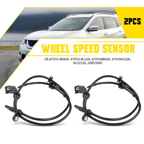 2X Front LH RH ABS Wheel Sensor Speed For Nissan 2014 Rogue 2015-20 2.0L 2.5L M