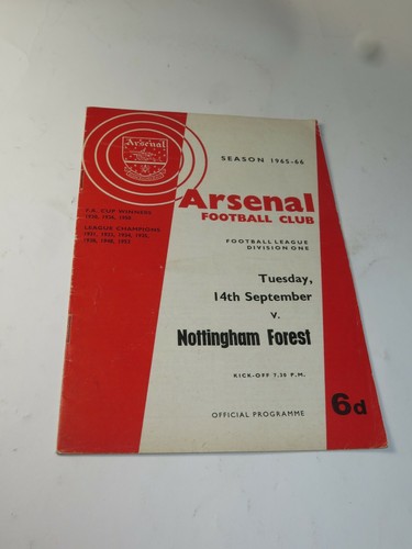 PROGRAMA DE FÚTBOL DE COLECCIÓN Arsenal Homes década de 1950 década de 1970 Comprar individualmente - Imagen 10 de 13