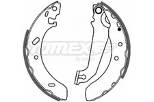 Bremsbacken Hinterachse TX 20-54 TOMEX Brakes für FORD ESCORT V ESCORT V Turnier