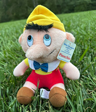 Disney Pinocchio Vintage Plush Stuffed Animal, Small 6-14 in, 1990
