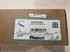 New Panduit NK5EPPG48Y NetKey Category 5e Pun...