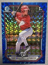 2026 Bowman 1st Bowman Blue Chrome geometric /150 Coy James BCP-33 Nationals SP