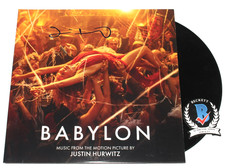 JUSTIN HURWITZ SIGNED 'BABYLON' ORIGINAL MOTION PICTURE SOUNDTRACK VINYL BECKETT