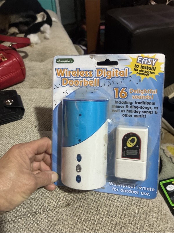 Hampton's Wireless Digital Doorbell 16 Sounds Available