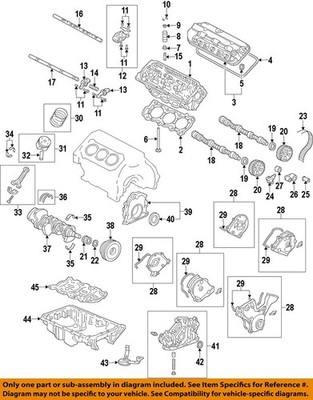 HONDA OEM 2012 Pilot-Engine Cylinder Head 12100RN0305
