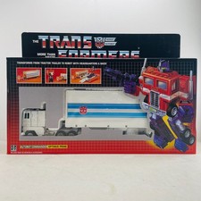 Transformers G1 White Optimus Prime Transforming Toy Figure K.O.Version NEW BOX